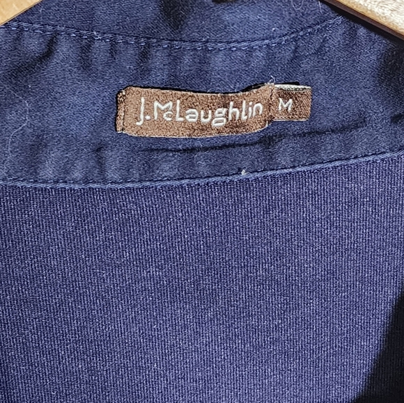 J. McLauchlin Navy Blue Button-Up Shirt - Picture 4 of 5